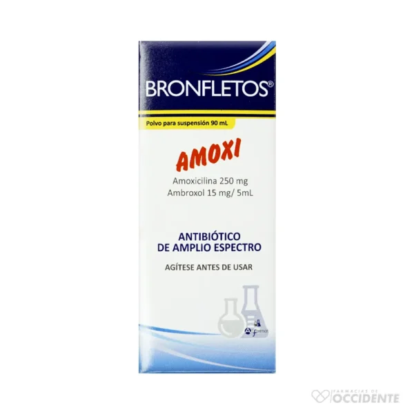 BRONFLETOS AMOXI SUSP 250/15MG x 90ML