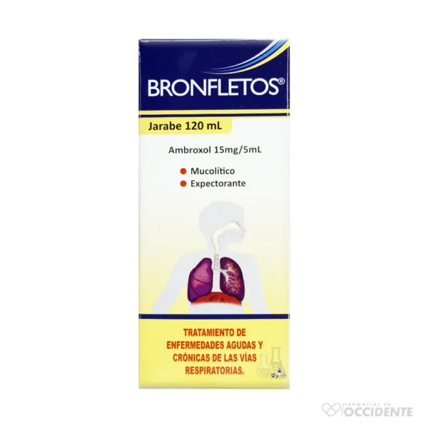 BRONFLETOS JARABE 150 MG X 120 ML