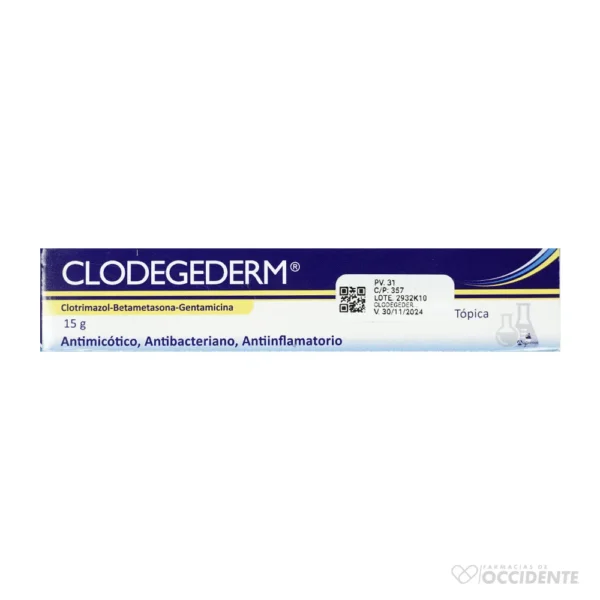 CLODEGEDERM CREMA TOPICA X 15 GRS