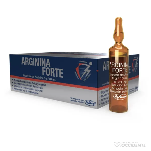 ARGININA FORTE AMPOLLAS SOL BEBIBLE X 10