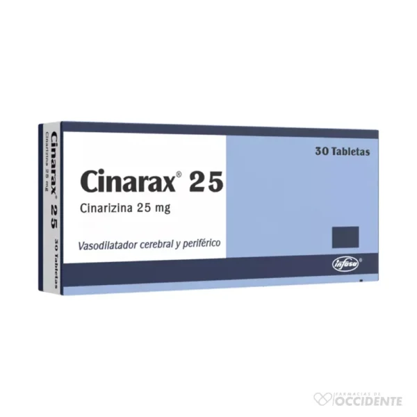 CINARAX 25 MG.X 30 TABS.