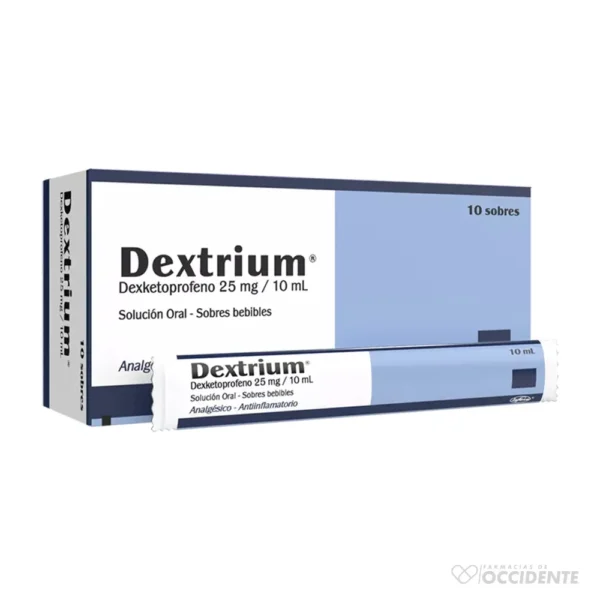 DEXTRIUM SUSPENSION SOBRES 25MG x 10