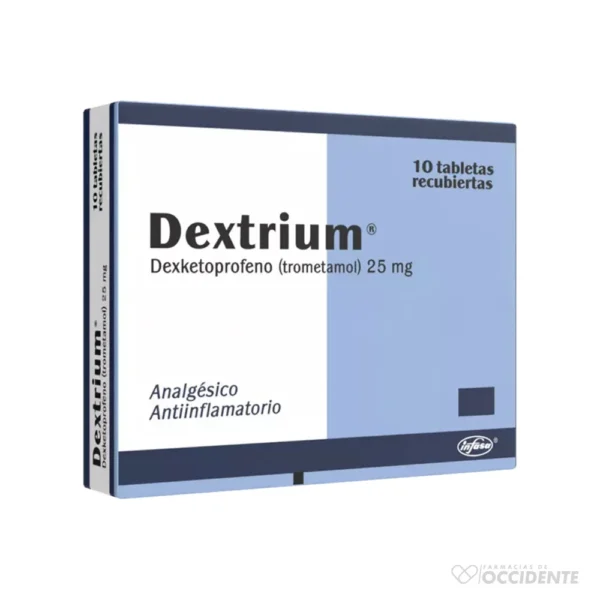 DEXTRIUM TABLETAS 25MG x 10