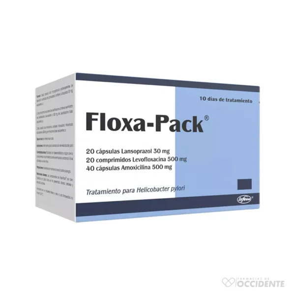 FLOXA-PACK TABLETA 500/30/500MG X 80