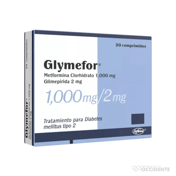 GLYMEFOR COMPRIMIDOS 1000/2MG x 30