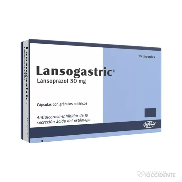 LANSOGASTRIC CAPSULA 30MG X 15