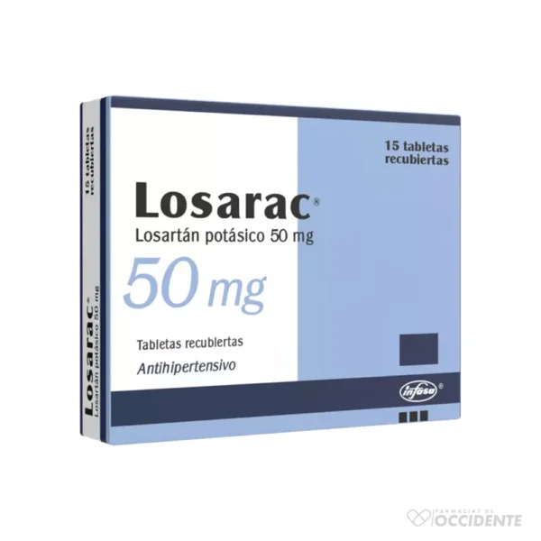 LOSARAC TABLETAS 50MG X 15