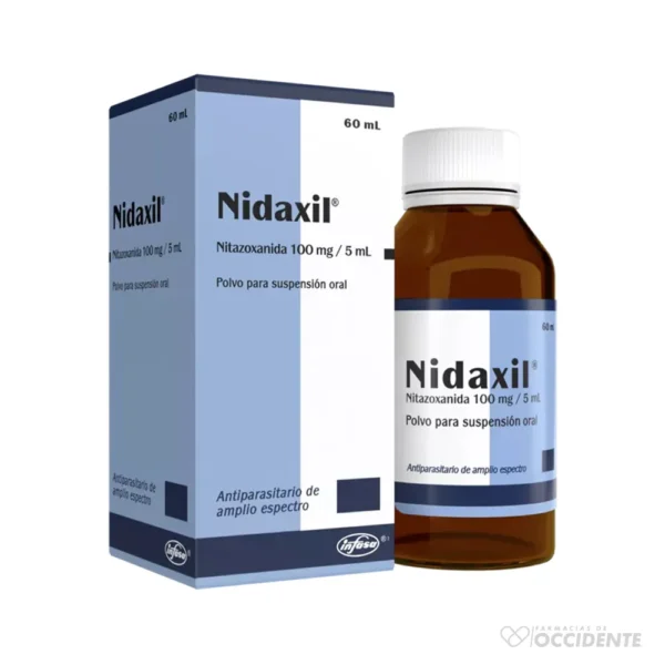 NIDAXIL SUSPENSION 100 MG X 60 ML.