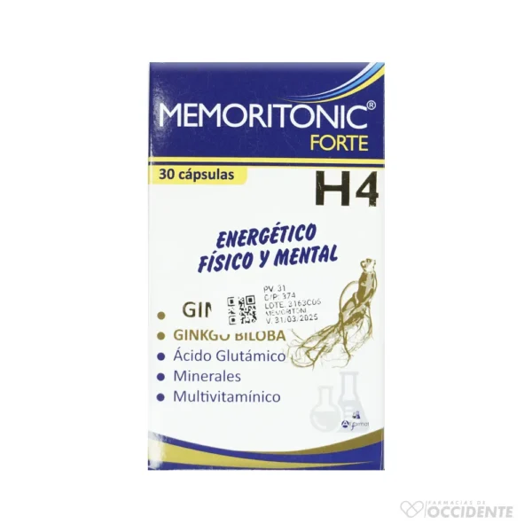 MEMORITONIC FORTE H4 CAPSULAS x 30