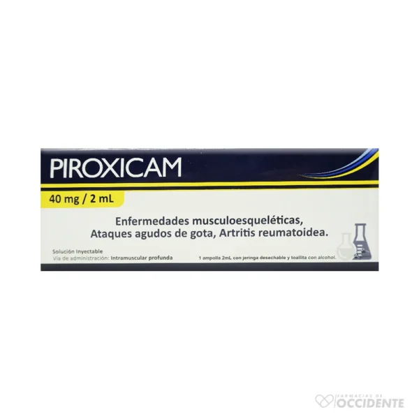 PIROXICAM AMPOLLA ALIFARMAT 40MG x 1. ALIFARMAT