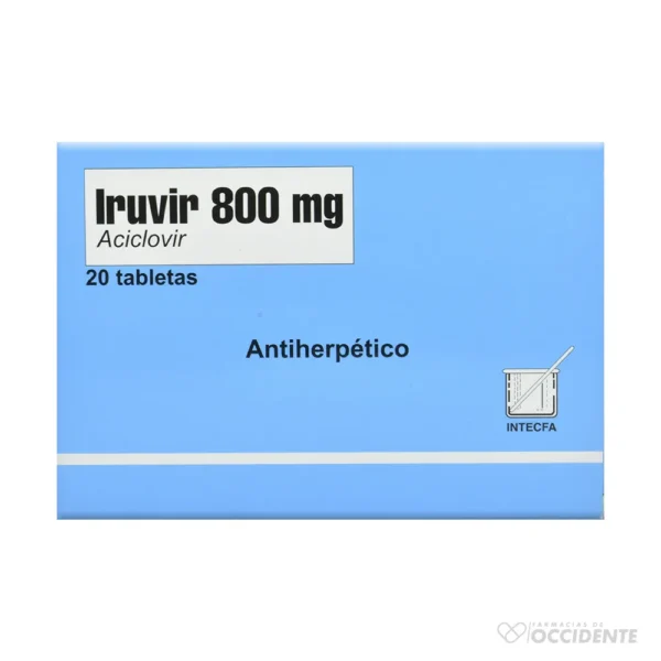 IRUVIR TABLETAS 800MG X 20