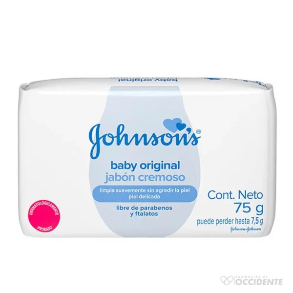 JABON CREMOSO J&J ORIGINAL 75GRS.