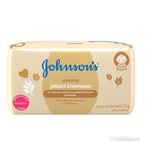 JABON CREMOSO J&J AVENA 125GRS.