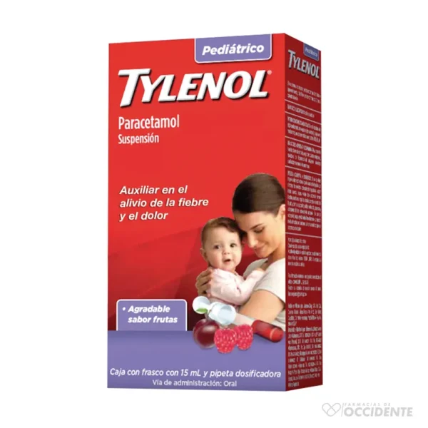 TYLENOL SUSP. PED. GOTAS 15ML. CEREZA