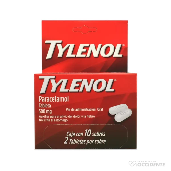 TYLENOL EXTRA FUERTE SOBRES 10 X 2 TABS