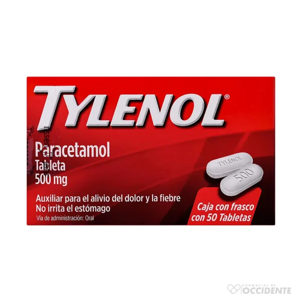 TYLENOL EXTRA FUERTE SOBRES X 2 TABS (CAJA DE 50 SOBRES)