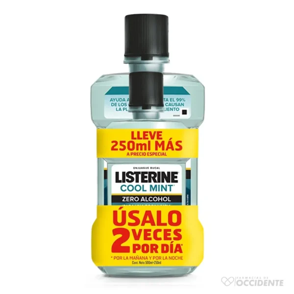 LISTERINE ZERO 500ML 250 ML