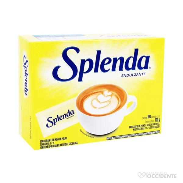 SPLENDA SOBRES X 100 (CAJA DE 20)