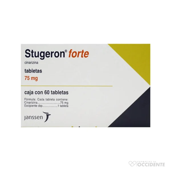 STUGERON FORTE TABLETAS 75MG X 60