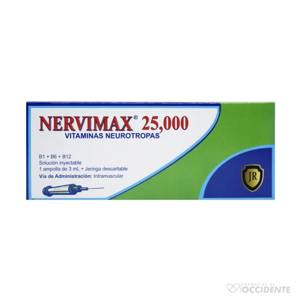 NERVIMAX 25.000 AMPOLLA 3ML x 1