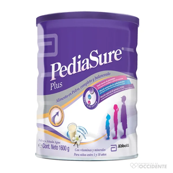 PEDIASURE POLVO PLUS VAINILLA X 1600G