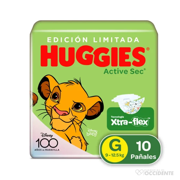 HUGGIES ACTIVE SEC REG G x 10