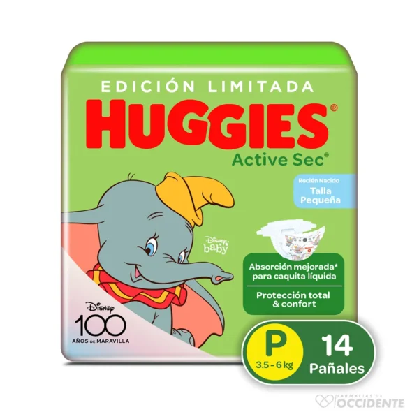 HUGGIES ACTIVE SEC REG P x 14