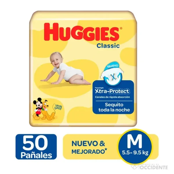 HUGGIES CLASSIC JBO M X 50