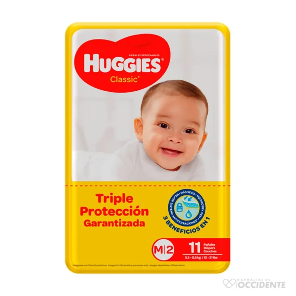 HUGGIES CLASSIC MANZ M X 11