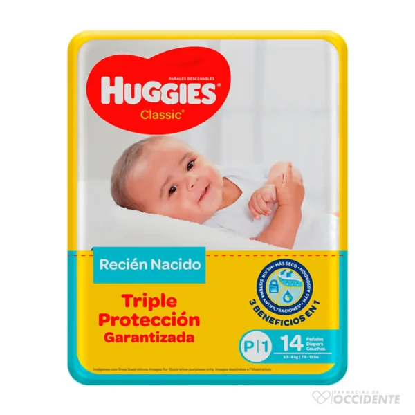 HUGGIES CLASSIC MANZ P X 14