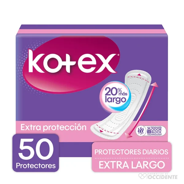 KOTEX PROTECTORES DAYS LONG X 50