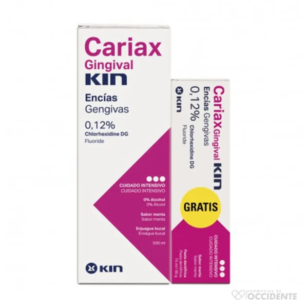 CARIAX GINGIVAL COLUTORIO X 500ML PASTA 75ML