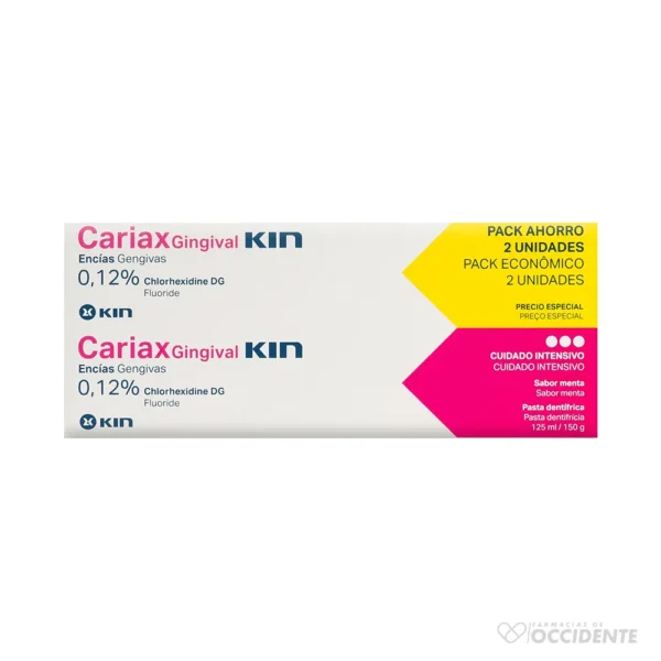 CARIAX GINGIVAL PASTA X 125ML (TWO PACK)