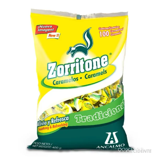 ZORRITONE CARAM. BOLSA X UNIDAD BOLSA 100