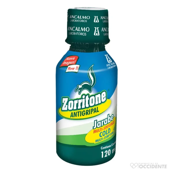 ZORRITONE JARABE ANTIGRIPAL COLD X 120ML