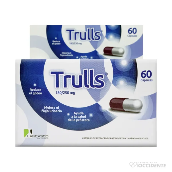 TRULLS 180/250MG X 60 CAPSULAS