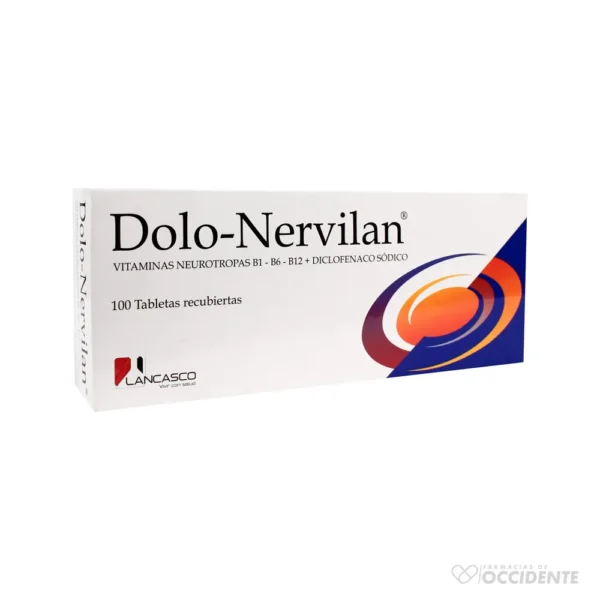 DOLO-NERVILAN X 100 TABS.