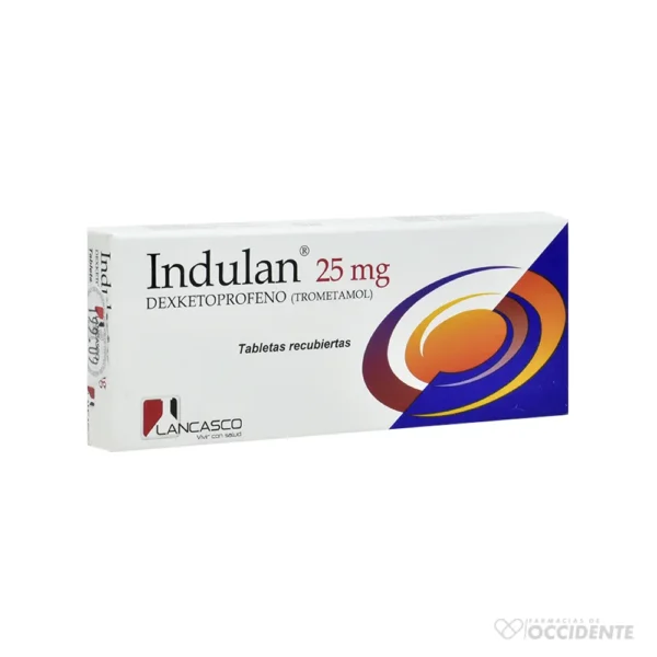 INDULAN TABLETAS 25MG X 10