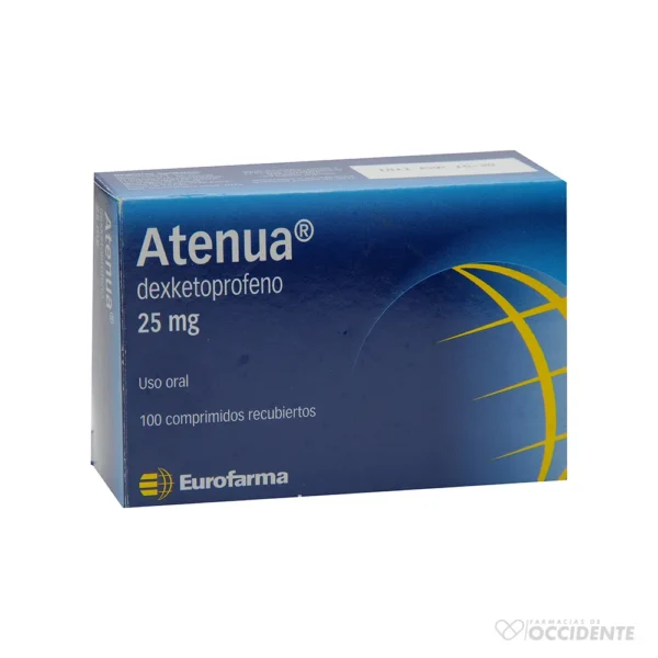 ATENUA COMPRIMIDOS 25MG X 1 (CAJA 100 UNUDADES)