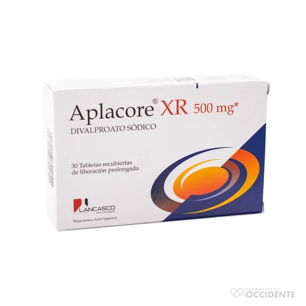 APLACORE XR 500MG X 30 TAB. LIBERACION PROLONGADA