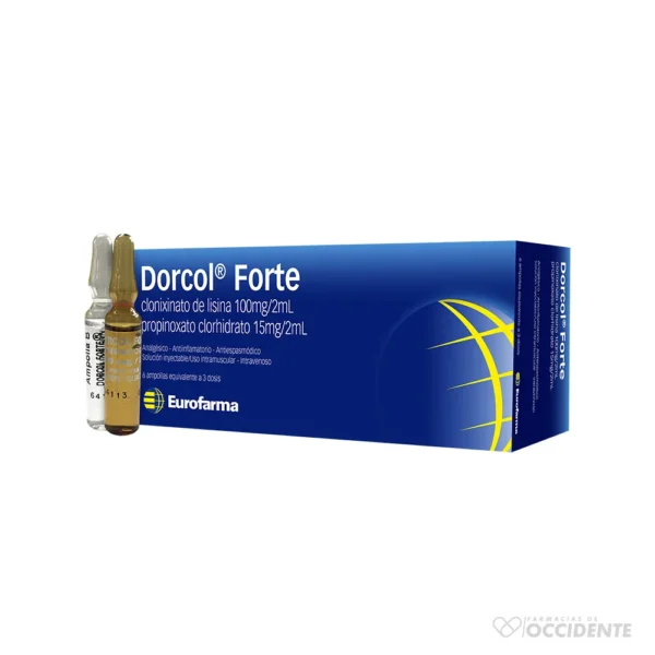 DORCOL FORTE AMPOLLAS X 6 (3 DOSIS)