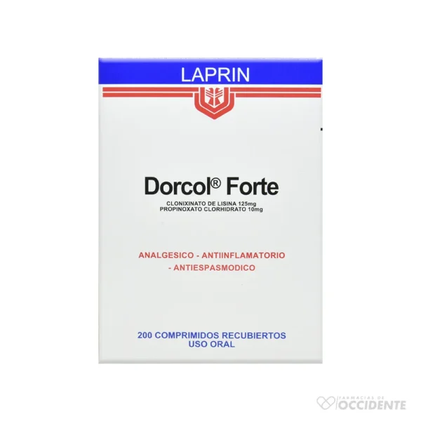 Dorcol Forte Tabletas X 1 Caja 200 Unidades Farmacias De Occidente