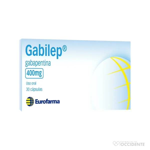 GABILEP CAPSULAS 400MG X 30