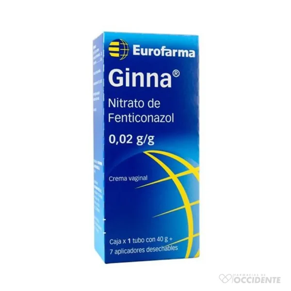 GINNA CREMA VAGINAL X 40G (7 Aplicadores)