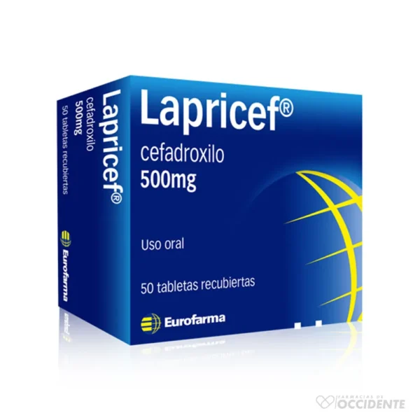 LAPRICEF TABLETAS 500MG X 1 (CAJA 50 UNIDADES)