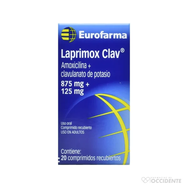 LAPRIMOX CLAV COMPRIMIDOS 875/125MG X 20