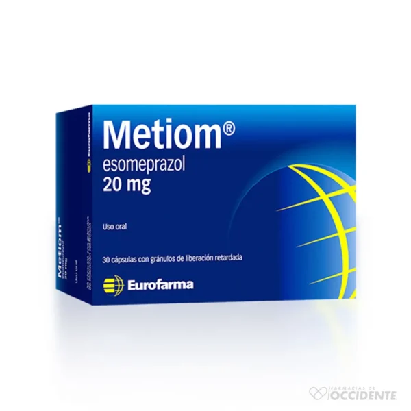 METIOM CAPSULAS 20MG x 30