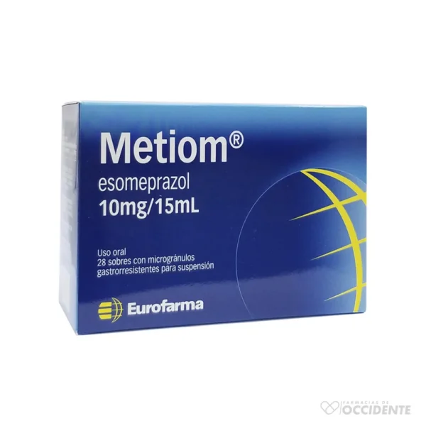 METIOM SOBRES 10MG X 1 (CAJA 28 SOBRES)