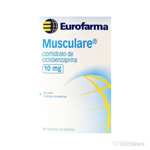 MUSCULARE COMPRIMIDOS 10MG X 15