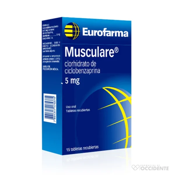 MUSCULARE COMPRIMIDOS 5MG X 15